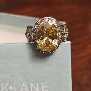 Park Lane Citrine (canary) Ring
